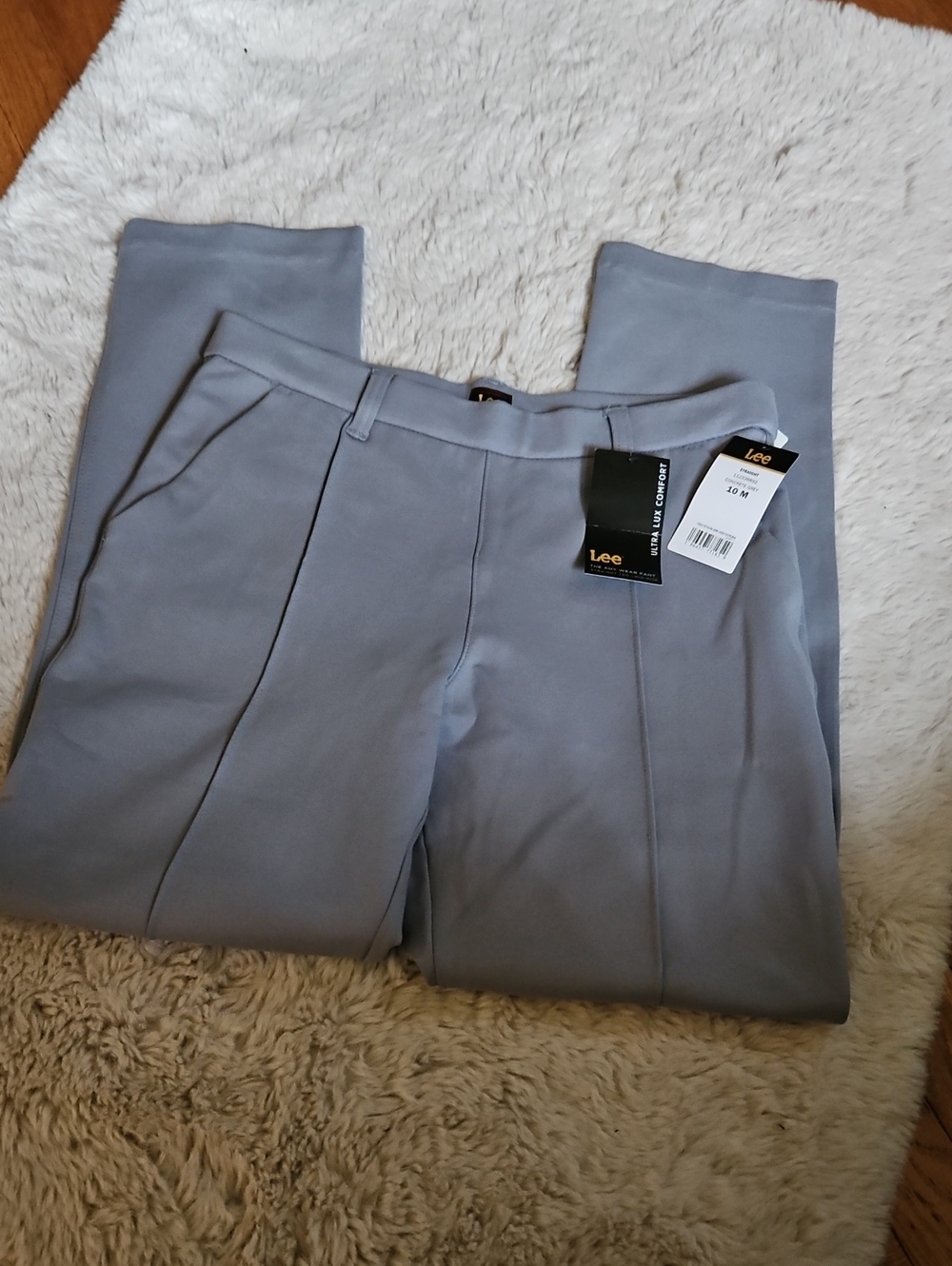 Lee Women's Light Gray Tailored Trousers